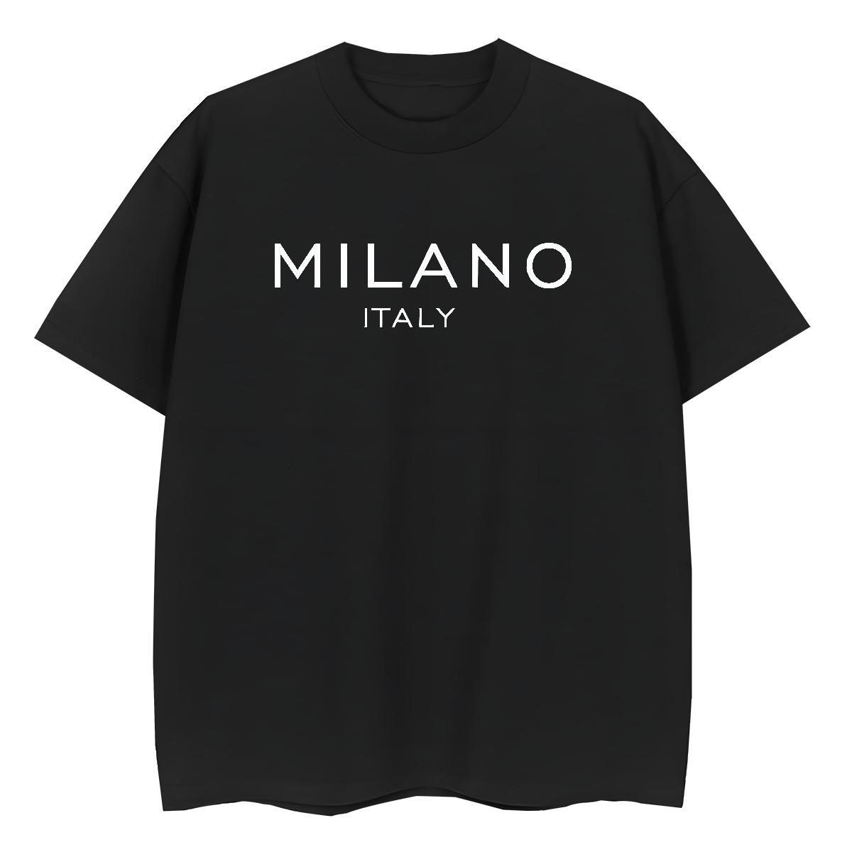 Popular Tshirt for Man Woman 230g Cotton letter Casual Beach T-Shirts Breathable Short Sleeve Custom Print Oversized Top Shirts