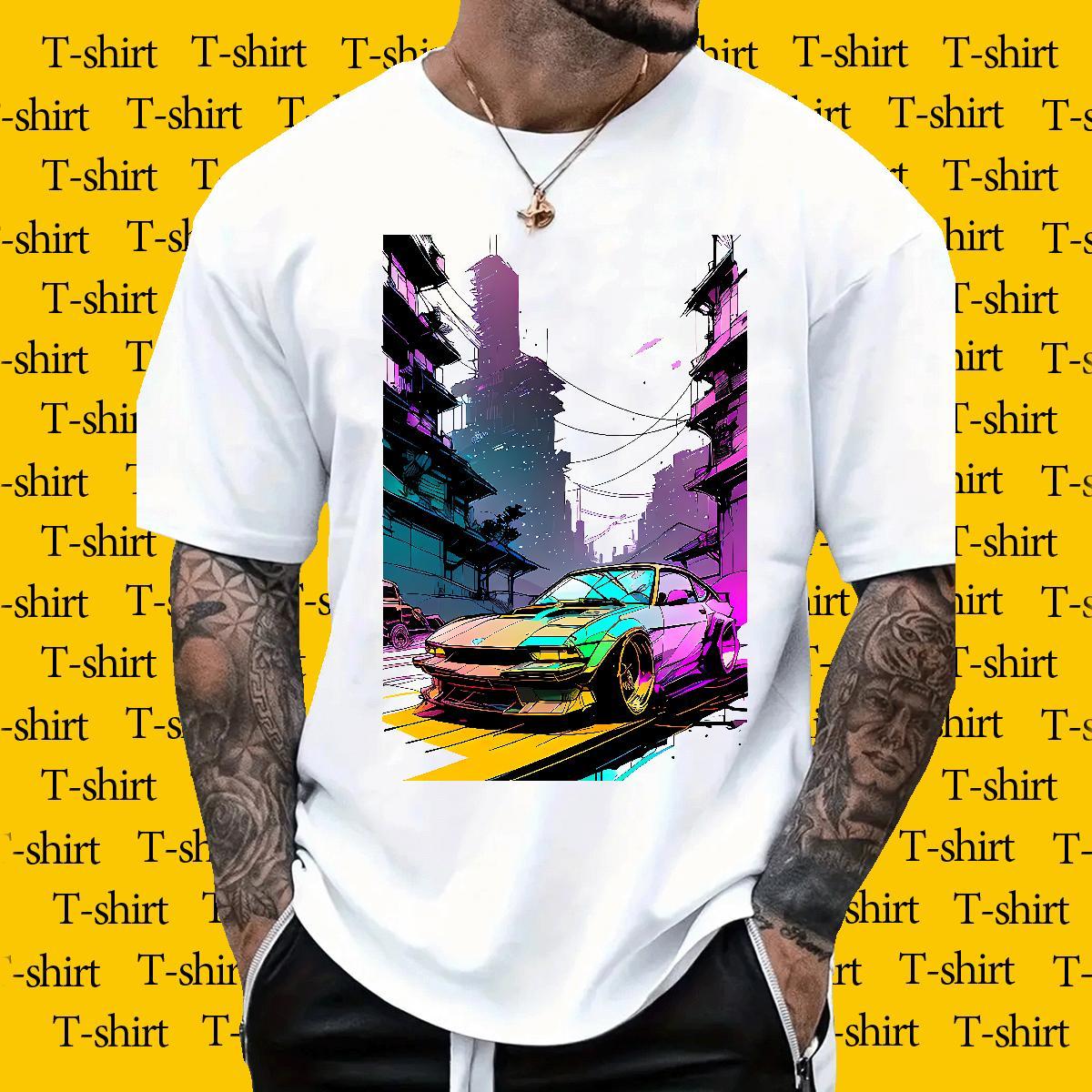 Classic Tshirts Street Casual 100% Cotton 230g Oversized Round Neck Short Sleeve beach T-Shirts Fashion Designer Tees