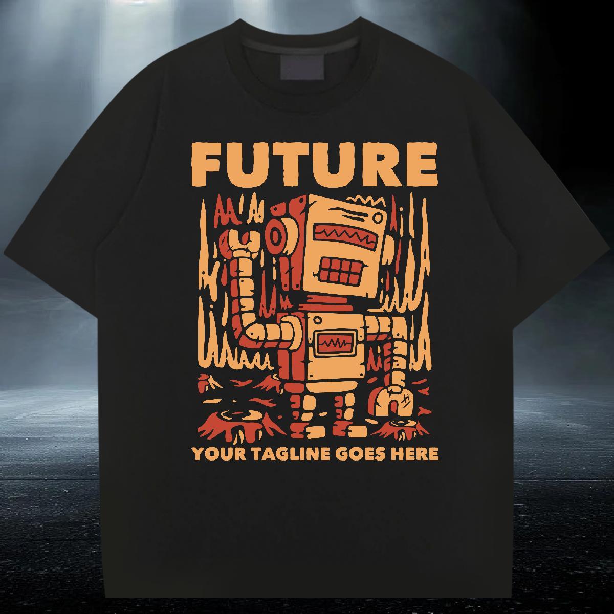 Free Shipping Mens Tshirts Casual 230g 100% Cotton Customized O Neck Short Sleeves letter T-Shirts 2024 Top Tees