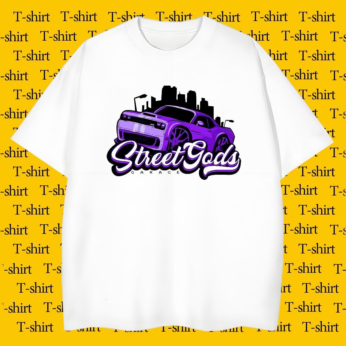 High Quality beach Man T Shirts Hip Hop Mens Tshirts 100% Cotton 230g Wholesale Breathable Crew Neck Cartoon Printing L-4XL Clothings