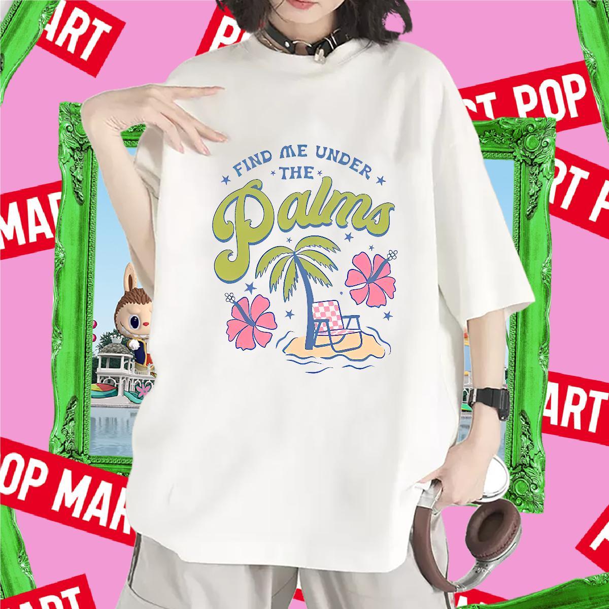 Lady Unisex Tshirts 230g 100% Cotton beach Hip Hop Street Woman T Shirts Breathable Short Sleeve Anime Clothes