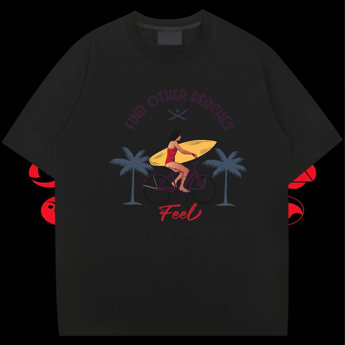 Wholesale Men Tshirts Daily Outfit 230g Pure Cotton DIY Breathable Crew Neck skateboarding T-Shirts Fashion Design Top Tees