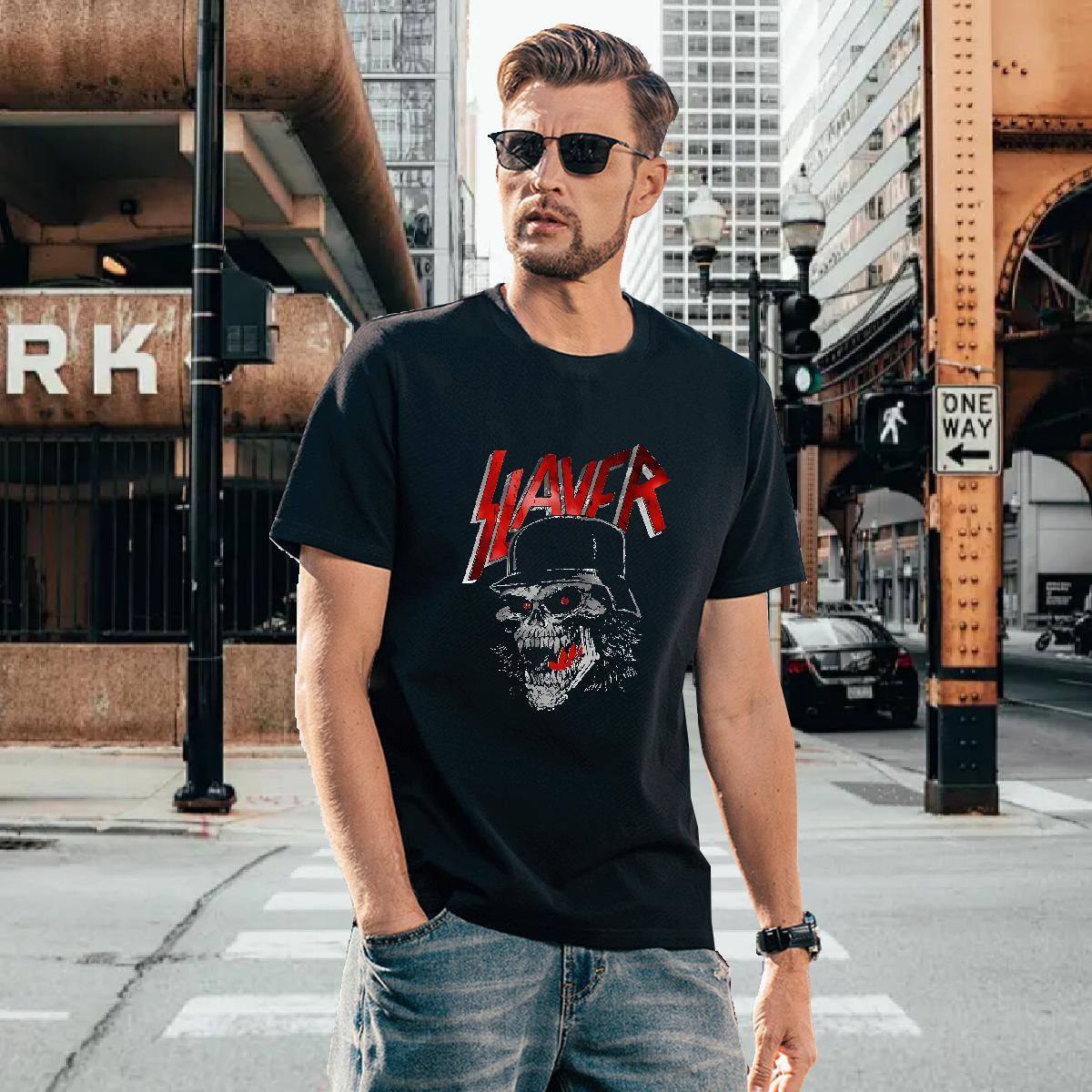 Designer Home Outdoor Men Tshirts skull Breathable Crew Neck 230g Pure Cotton Mens T Shirts Brand Oversized 4XL Clothes