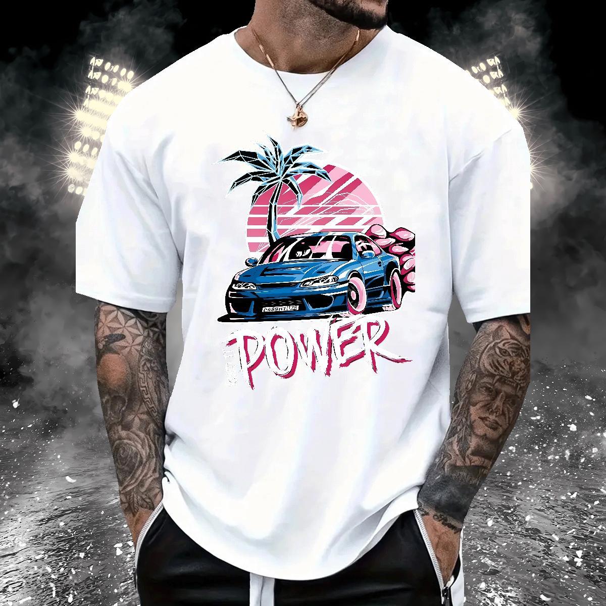 Free Shipping beach T shirt Hip Hop Street Men Tshirts 100% Cotton 230g Classic O-Neck Short Sleeve DIY Logo Oversized Tops