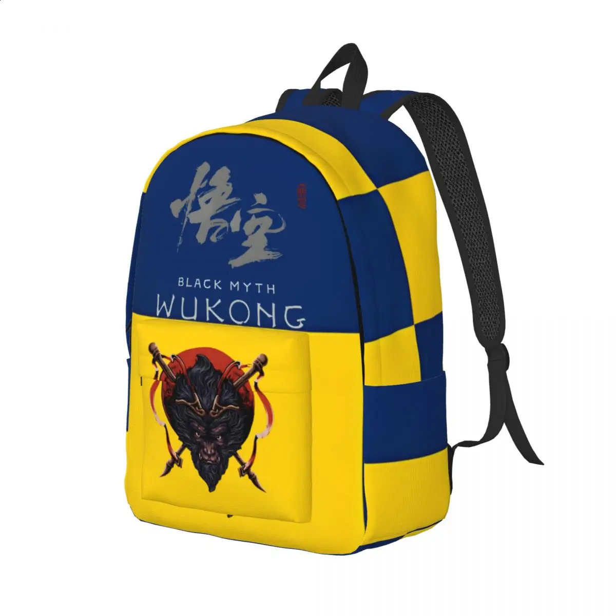 Samurai Monkey Daypack Black Myth Wukong Teenager Light High School Gift Multi Company Childrens Bag 240822