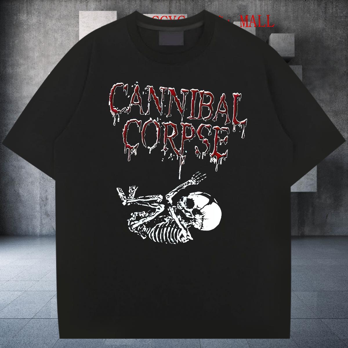 2024 Outdoor Tshirts skull Breathable Crew Neck 230g Cotton T shirt Designer Asian Size Tops Tees