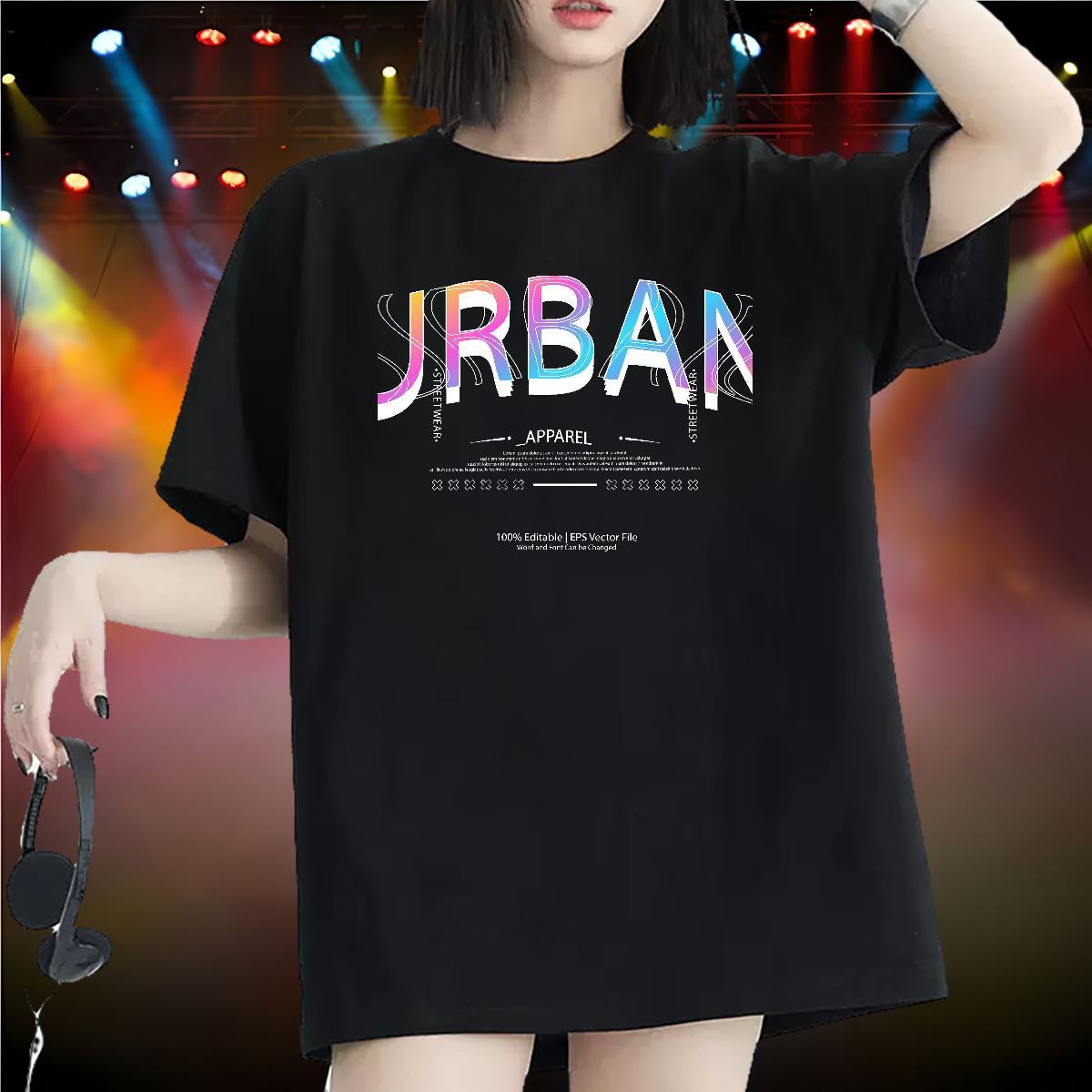 Brand Couples T Shirts 230g Cotton letter Hip Hop Street T-Shirts for Women O-Neck Short Sleeve Cartoon Print Tops
