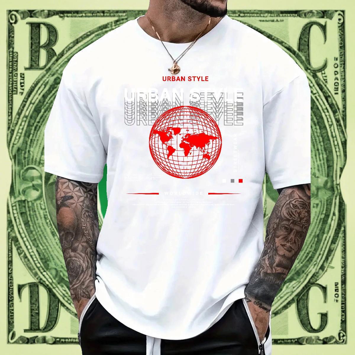Brand Tshirts Street wear Hip Hop 230g 100% Cotton Oversized 3XL 4XL Crew Neck Breathable earth Man T Shirts Wholesale Top Tees