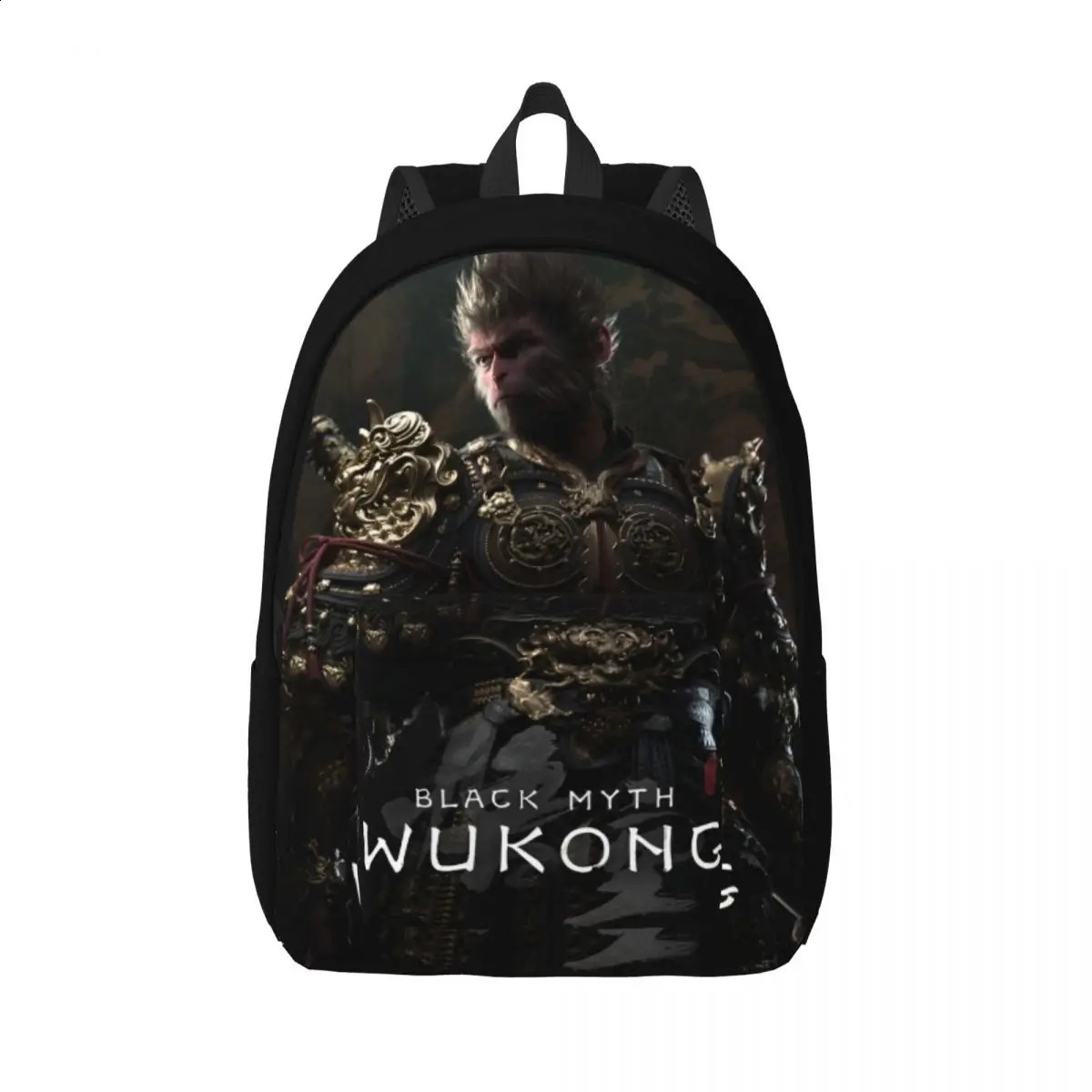Black Myth Martial Arts Mens Backpack Womens Leisure High School Business 3A Video Game Academy Shoulder Bag Gift 240822