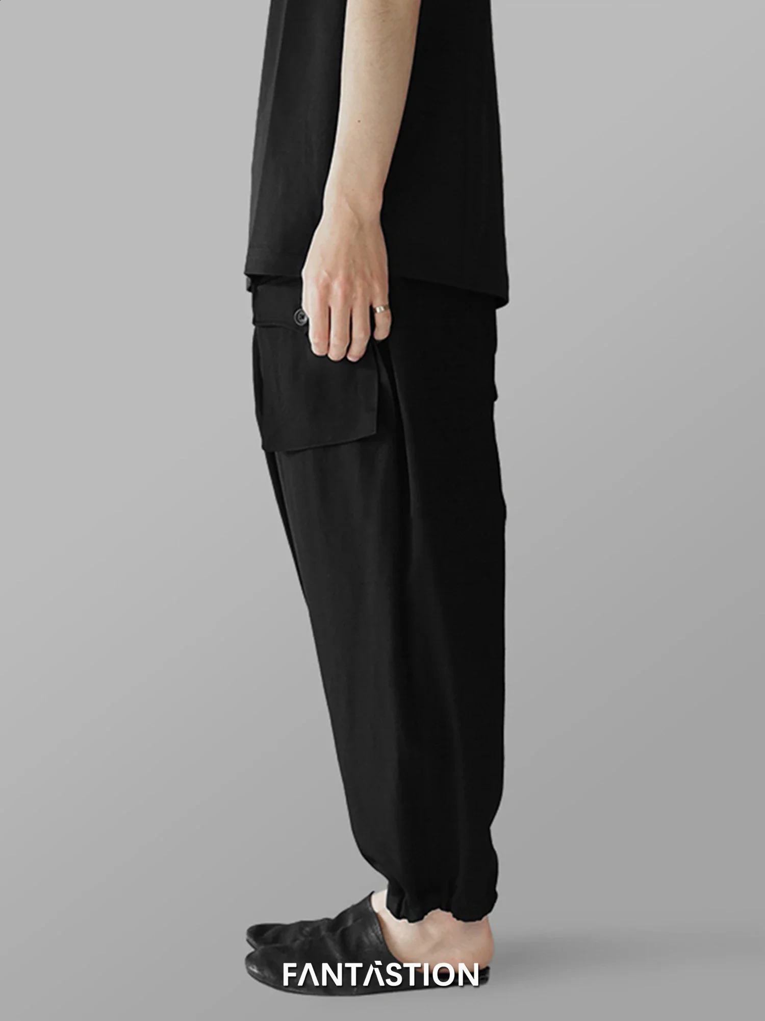 FANTASTION UNSINEX mens pants cargo Korean clothing casual wide leg 240821