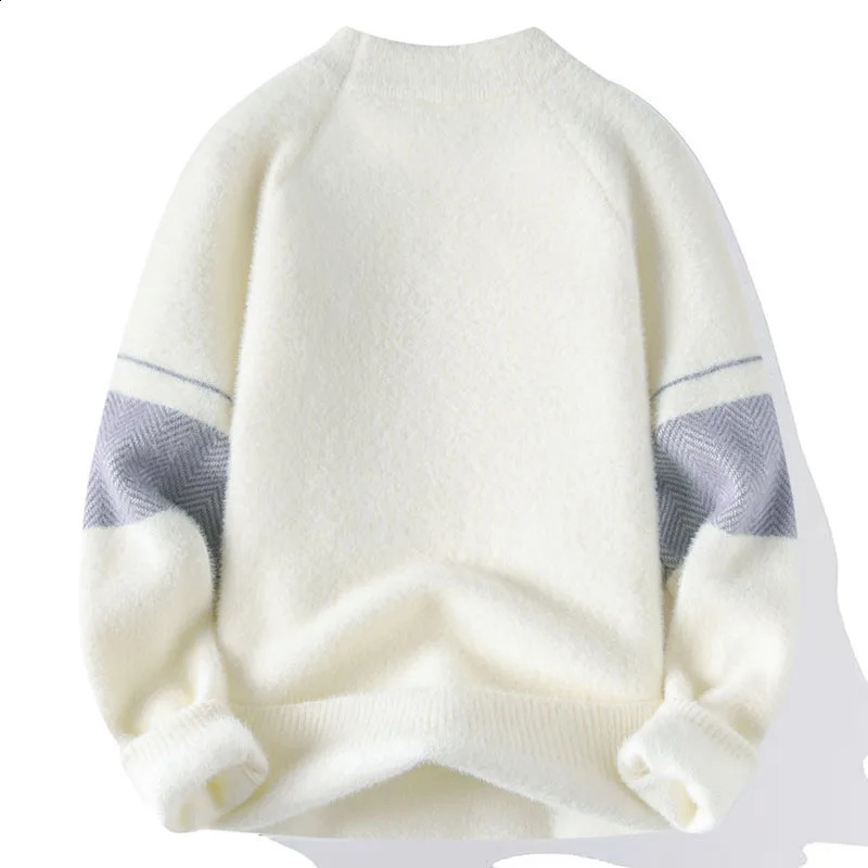 Mens Sweater Winter Thick Warm Fashion Long Sleeve M3XL MY83 240821