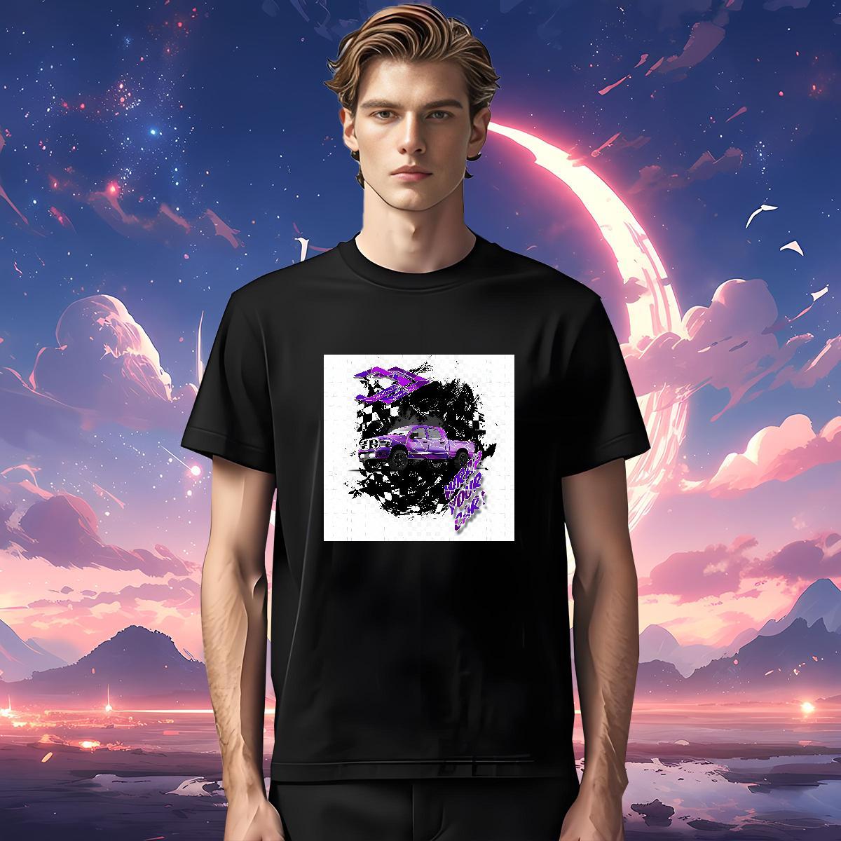 Comfortable car T-Shirts Casual Beach Men Tees 100% Cotton 230g Factory Direct Short Sleeve O-Neck Oversized Tops