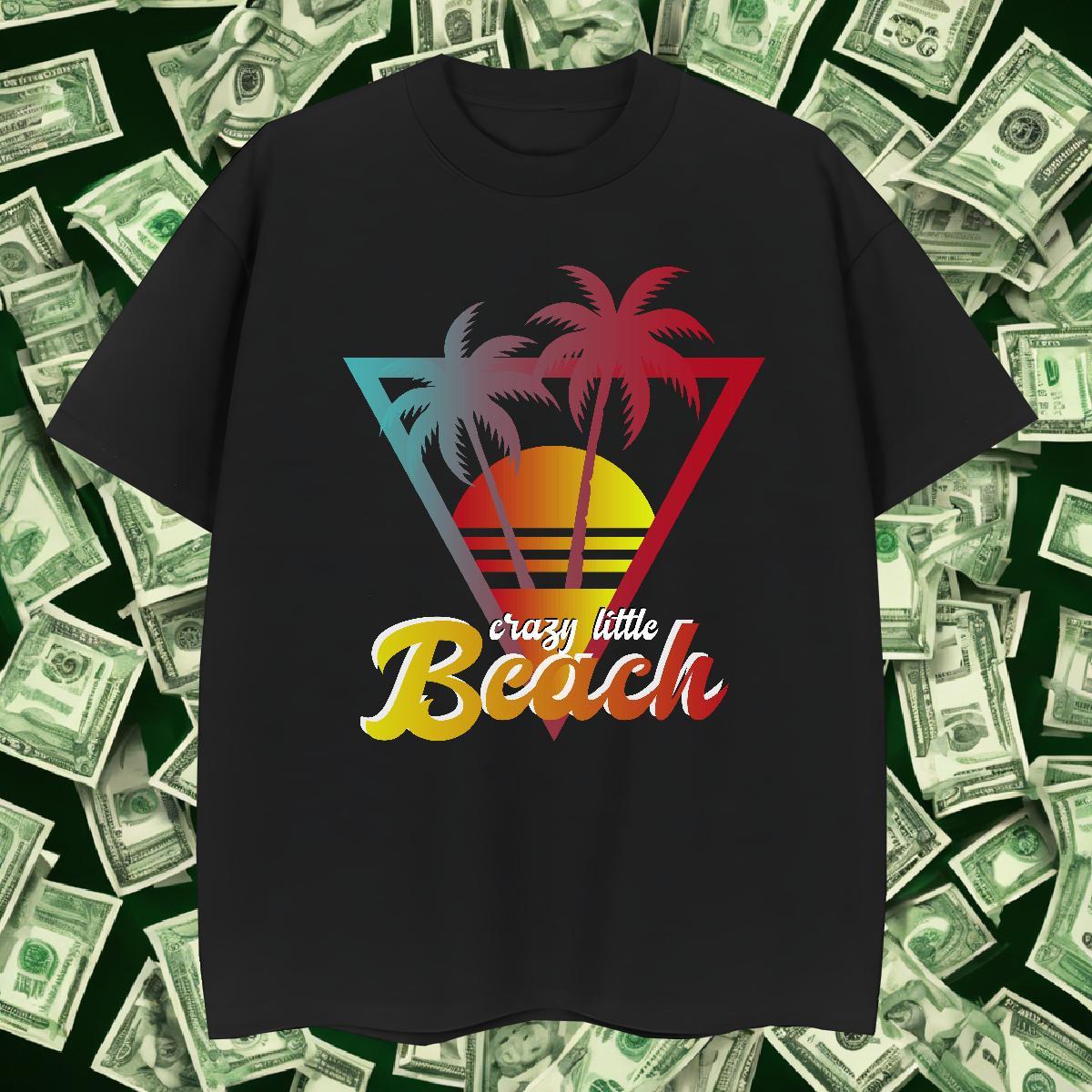 Free Shipping Mens Tshirts Summer Casual 230g Pure Cotton Custom Printing Crew Neck beach Mens T Shirts Customized Clothings