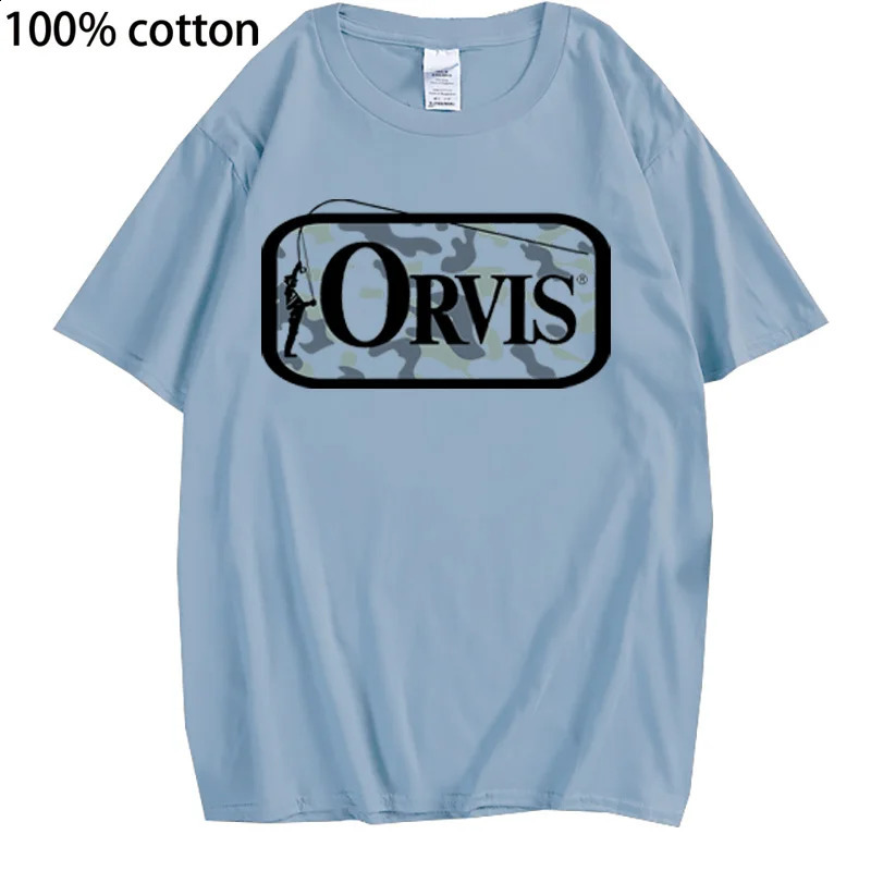 Fashion Orvis Tshirt Boys and Girls Clothing Fun Top Summer Youth y2k Fishing 240822