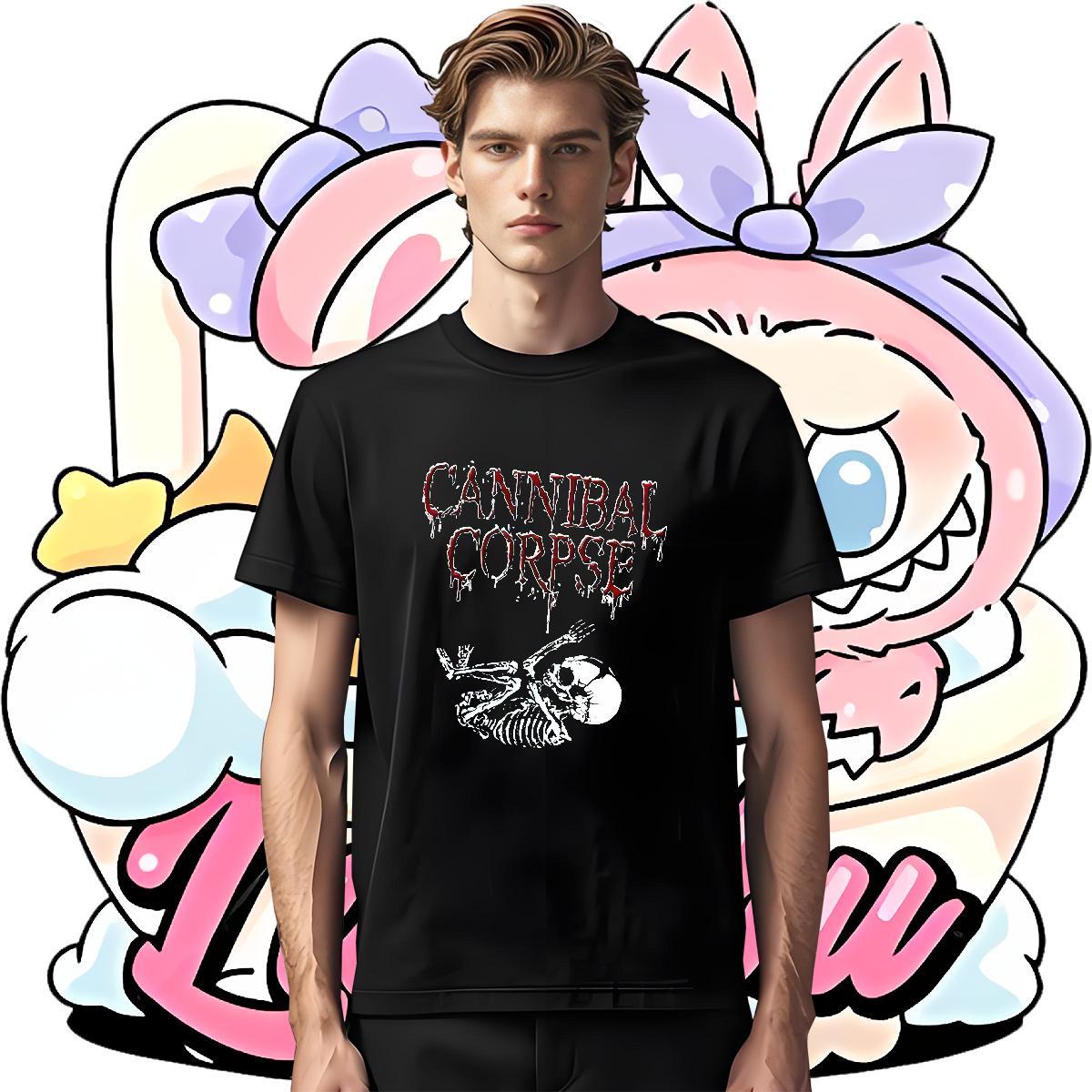 Cool Men Tshirts Hip Hop 230g Pure Cotton Anime Print Breathable Short Sleeve skull Mens T Shirts Factory Direct Tops Shirt