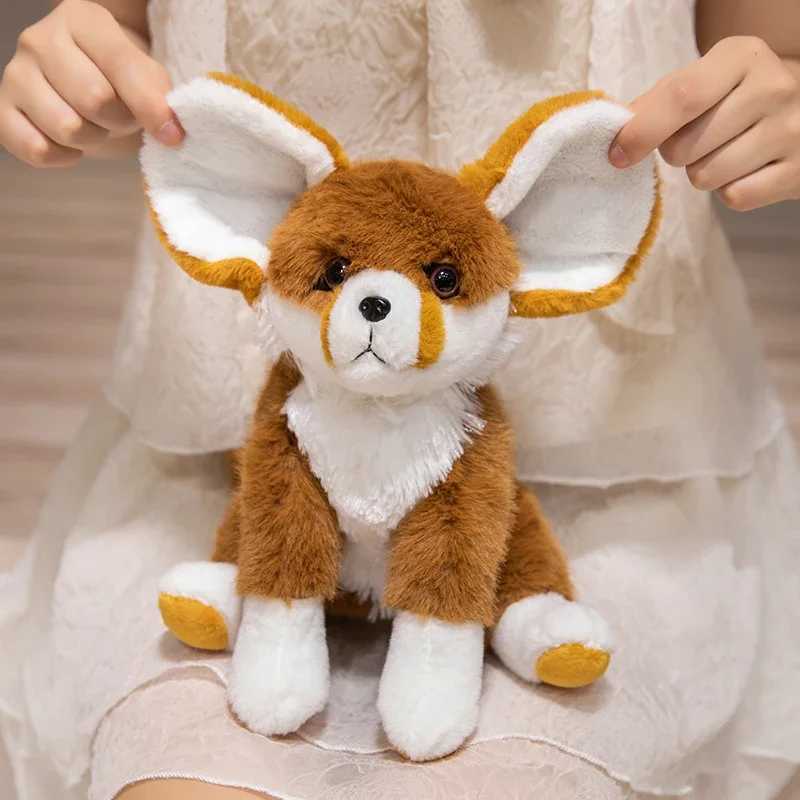Cute yet silly dog ear fox plush toy simulates soft and smooth dog doll childrens birthday gift skin friendly W240821