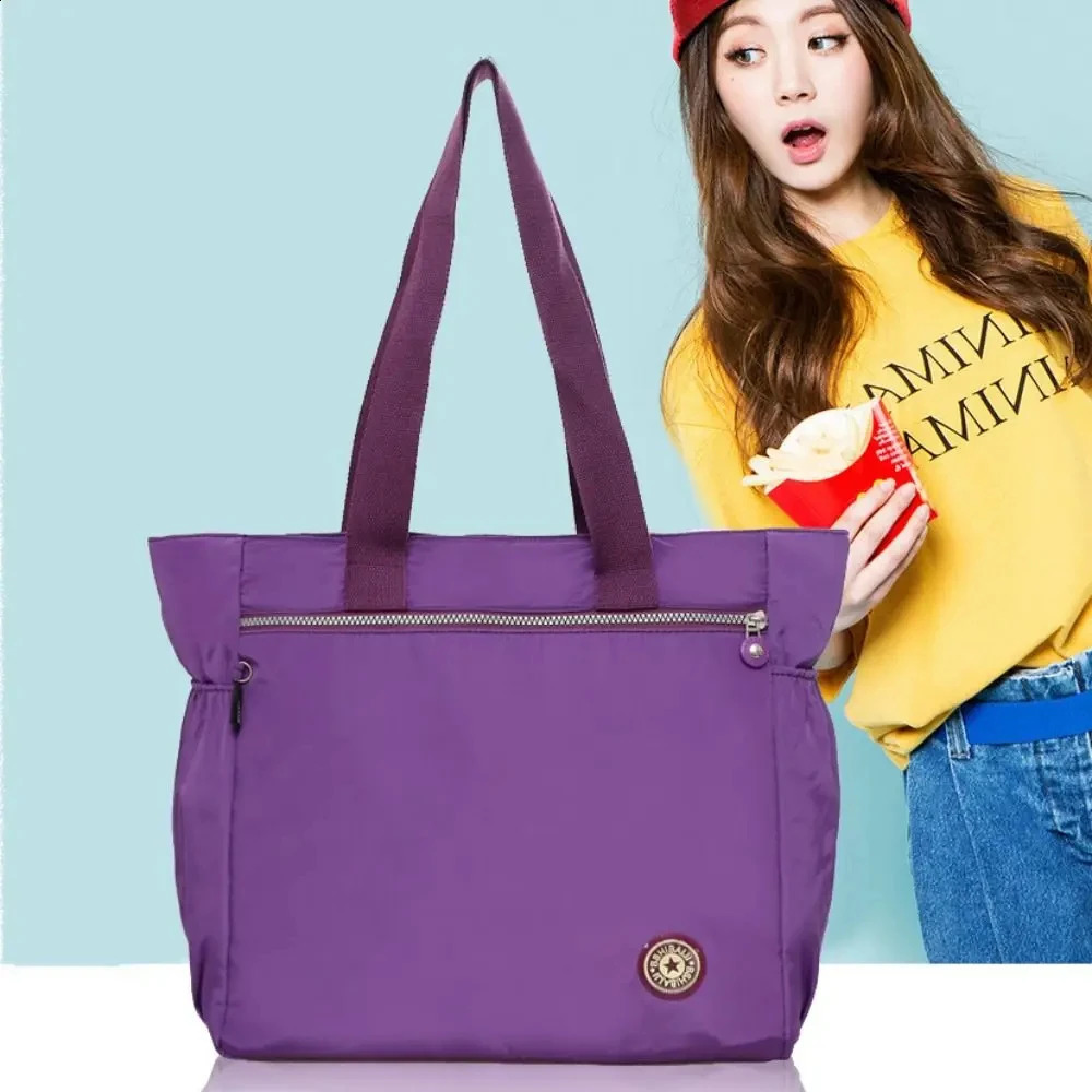 Waterproof Oxford luggage bag large capacity womens travel bag shoulder bag suitcase Bolsa De Viagem womens handbag shopping bag 240821