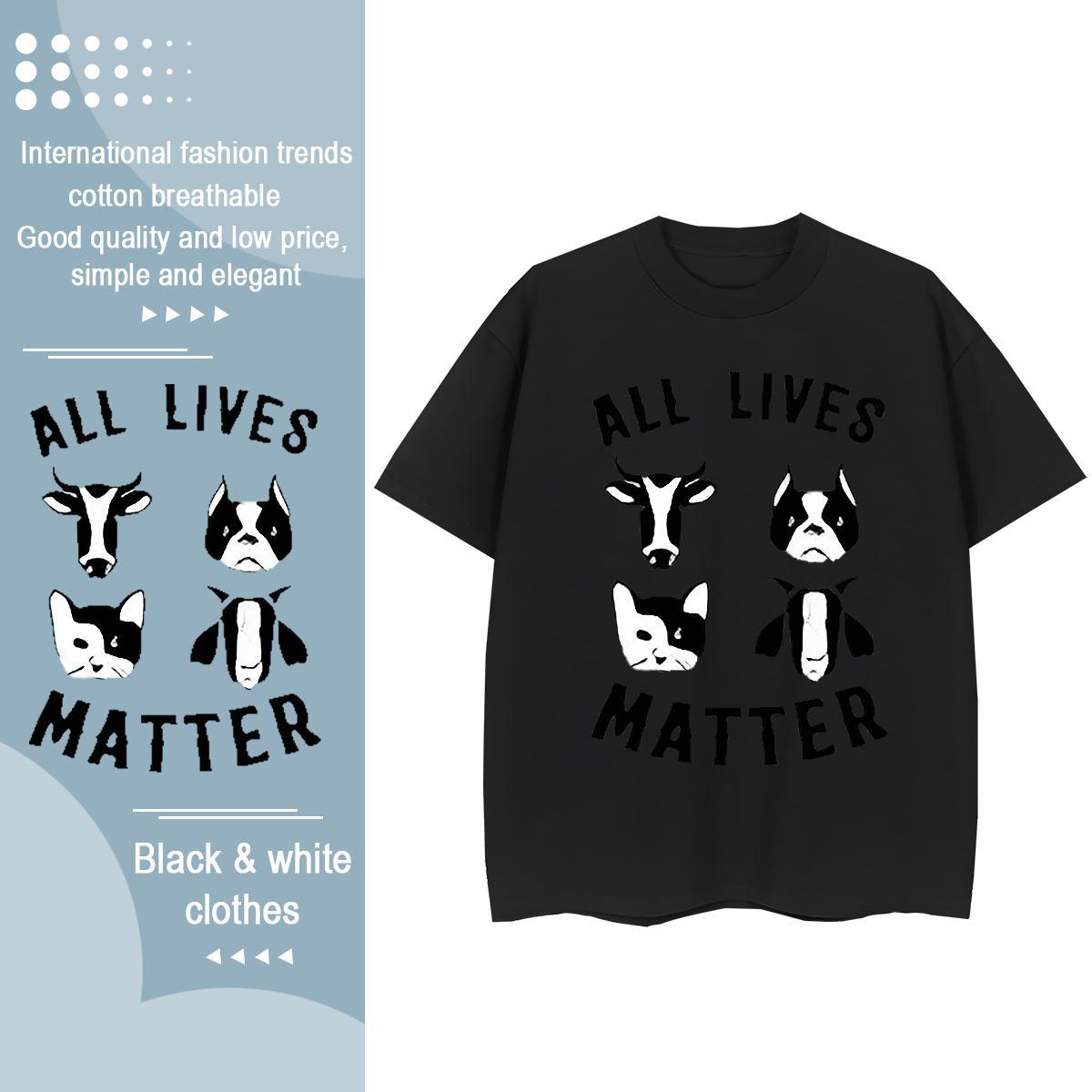 Free Shipping Woman Tshirt 230g 100% Cotton letter Home Outdoor Woman T Shirts Breathable Soft Black White Wear