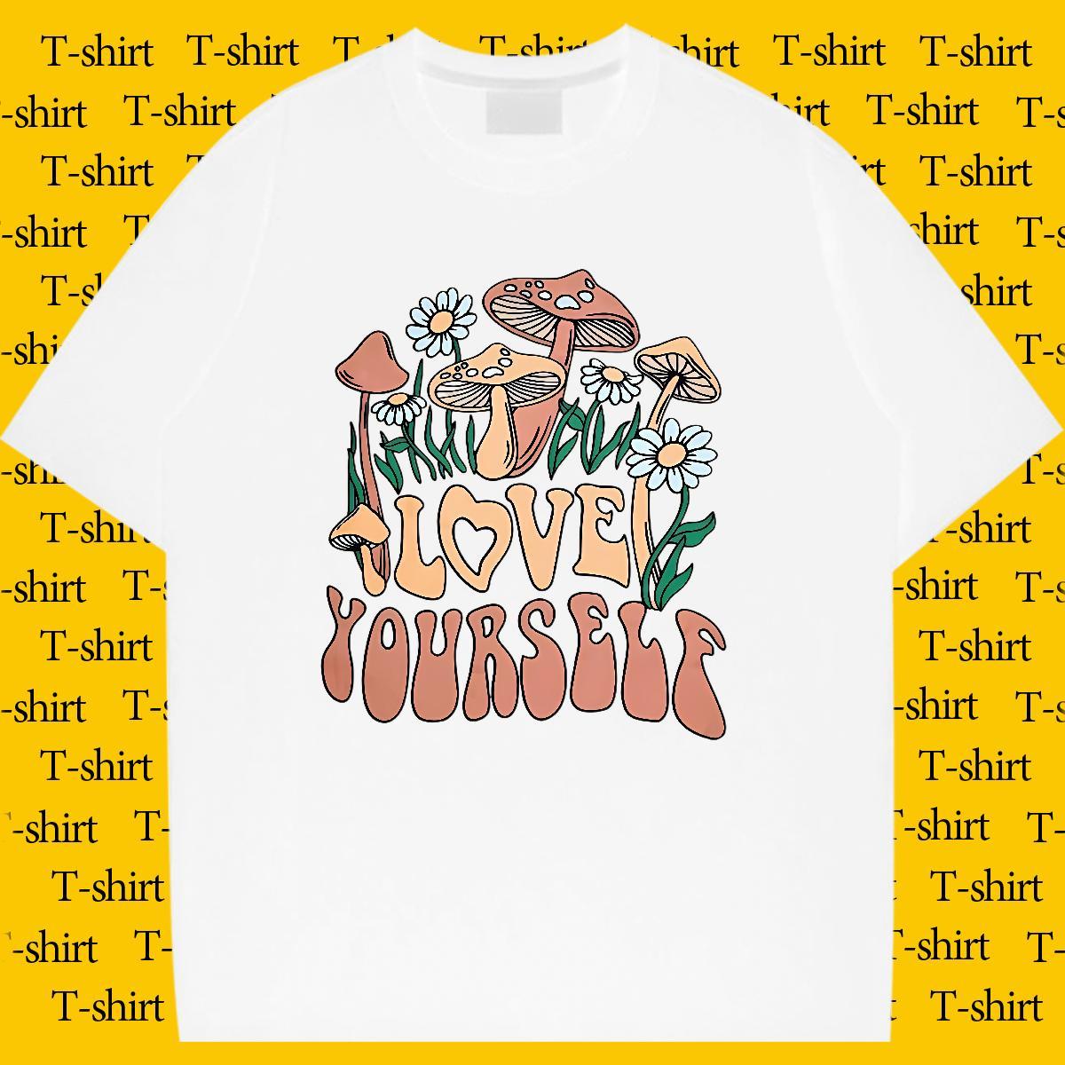 Unisex Couples T Shirts 100% Cotton 230g letter Casual Sport Womens T Shirts Short Sleeve O-Neck Black White Clothes