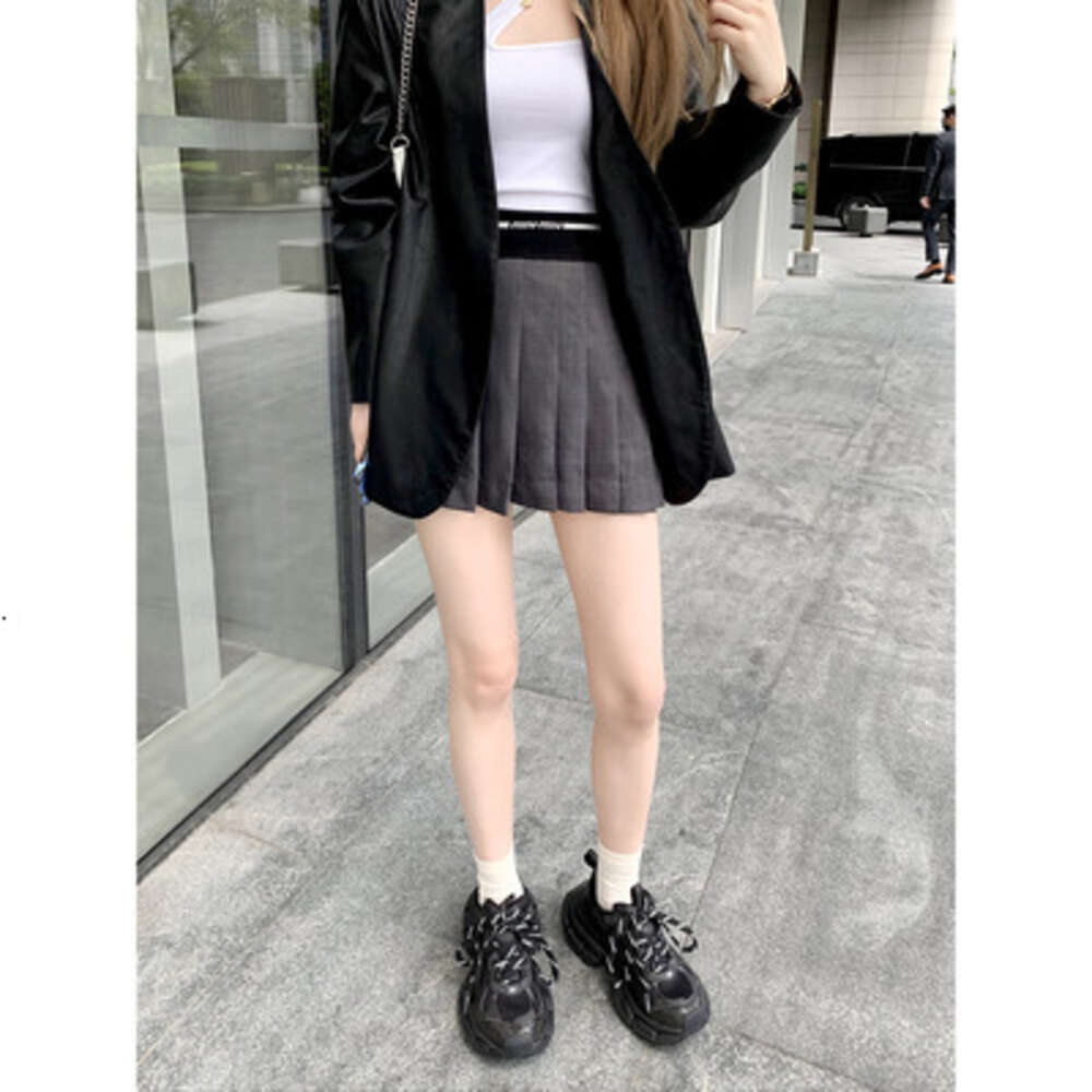 Ddmysports Cowhide Version Su Yinyin S Same Style Dad Shoes Women Color Blocked Lace Up Breathable Leather High Rise Thick Soled Casual Sports OUTDOOR
