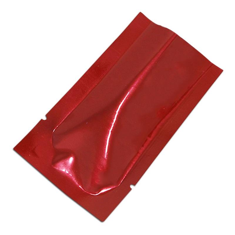 200pcs/Lot 5x7 cm Retail Multi-Color Open Top Mylar Foil Food Grade Smell Proof Packaging Bag Aluminum Foil Heat Sealer Pack Pouch Foil Hnjh