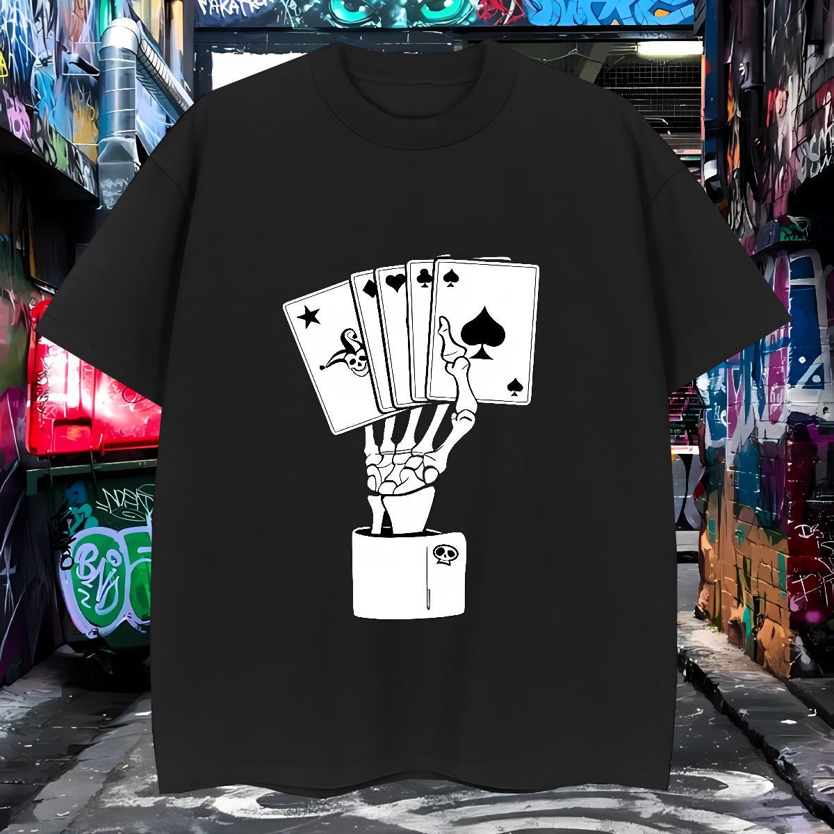 Brand Men T Shirts 230g Cotton halloween Daily Outfit Custom Anime Breathable Short Sleeve Men Tshirts Factory Direct Clothings