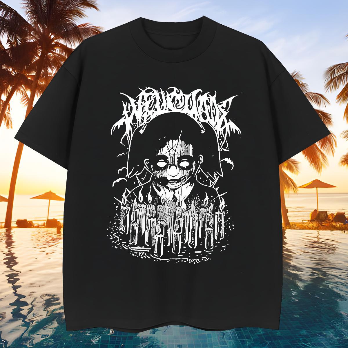 2024 Summer Men Tees 230g Pure Cotton Hip Hop painting Breathable T Shirt For Man Loose Custom Print Oversized Clothings