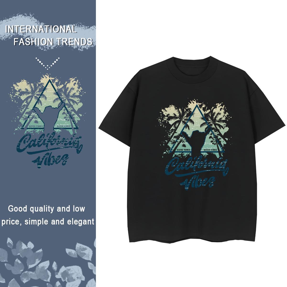 Designer Nice Lady T shirt 100% Cotton 230g letter Casual Beach Woman T Shirts Comfortable Cartoon Floral Printing Polos