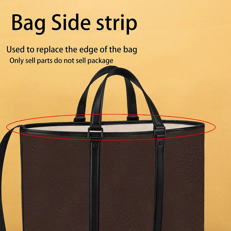 TINBERON Real Leather Bag Edge Strap DIY Handmade Application for Handbag Lower Arm Bag Replacement Side Strap Repair Kit Accessories 240821