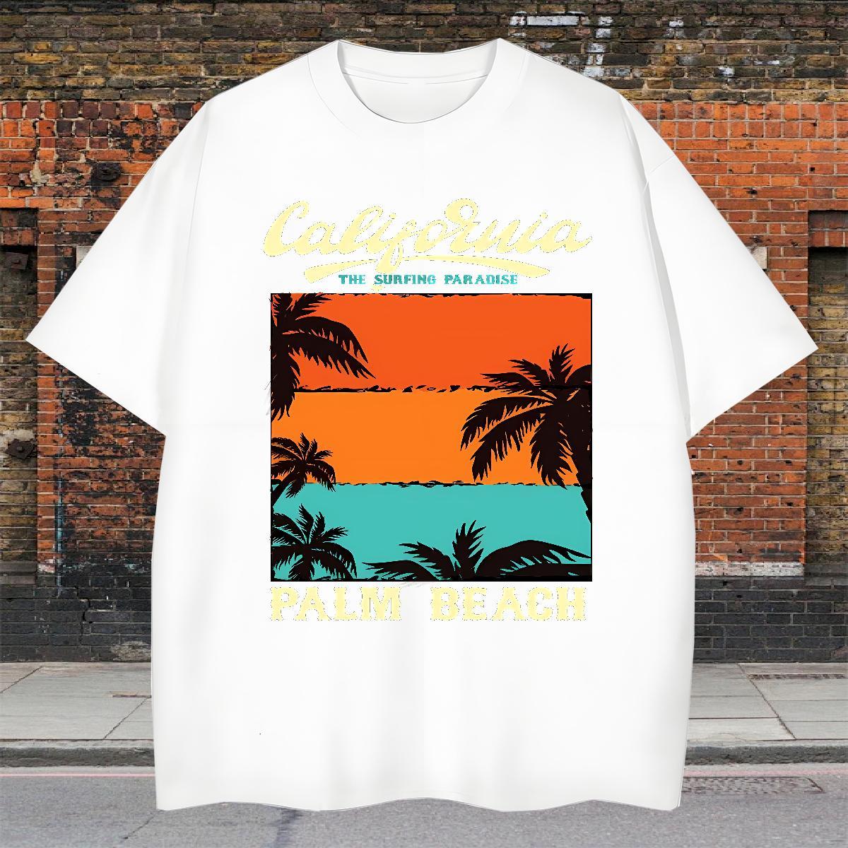 Comfortable Tshirts Street 230g Pure Cotton White Plus Size Breathable Crew Neck tree T-Shirts for Men Designer Top Tees