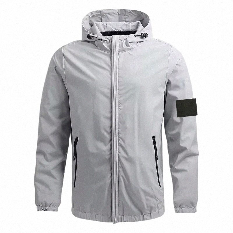 luxury ST Mens Spring Autumn Windrunner Jacket Thin Jacket Sports Windbreaker Coat Dress Women hooded hiking jacket brand coat
