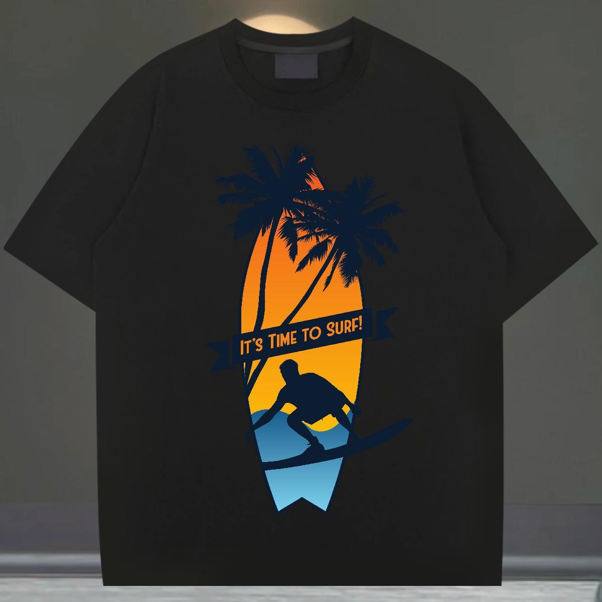 Unisex Mens Tshirts Anime Printing Street 100% Cotton 230g Graphic Breathable Crew Neck beach T-Shirts for Men Fashion Clothings