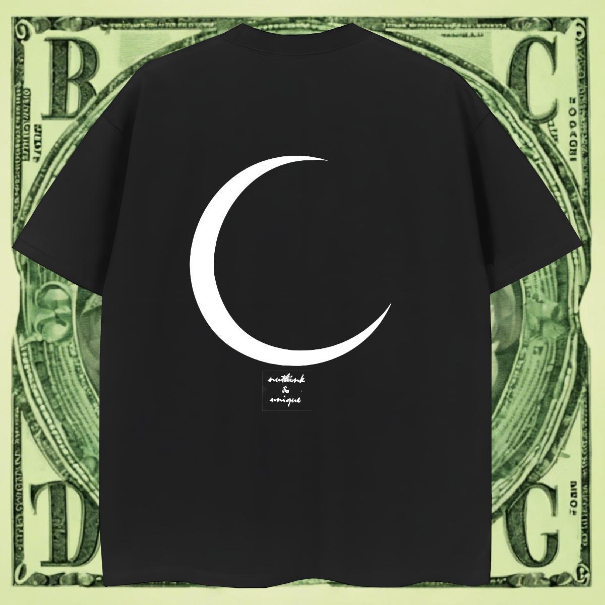 Designer Couples T Shirts Sports Casual 230g 100% Cotton Custom Anime Crew Neck moon Men T Shirts 2024 New Top Tees