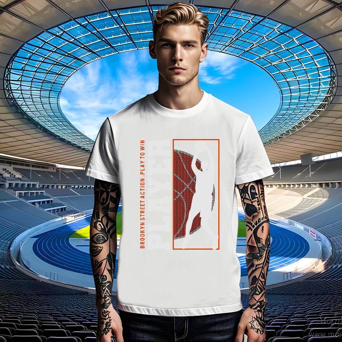 Comfortable Tshirts Summer Casual 230g Cotton White Plus Size Breathable Crew Neck letter Men T Shirts Designer Tees