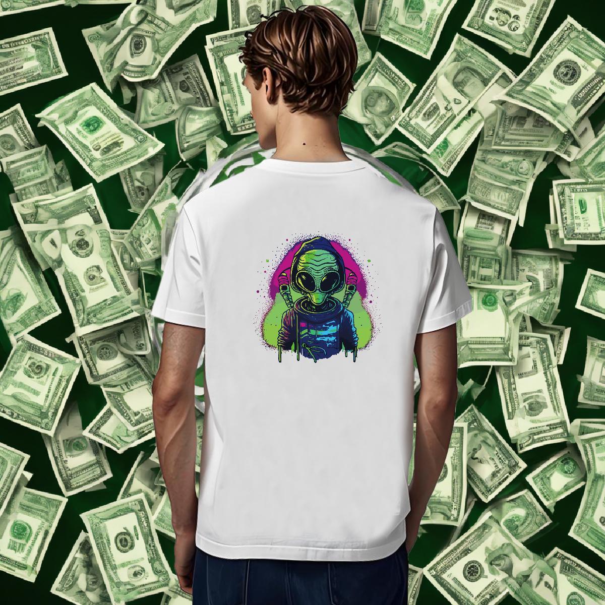 Cool Design Men Tshirts Daily Wear 230g Pure Cotton Custom Printing Breathable ET Men T Shirts DIY Customized Top Tees