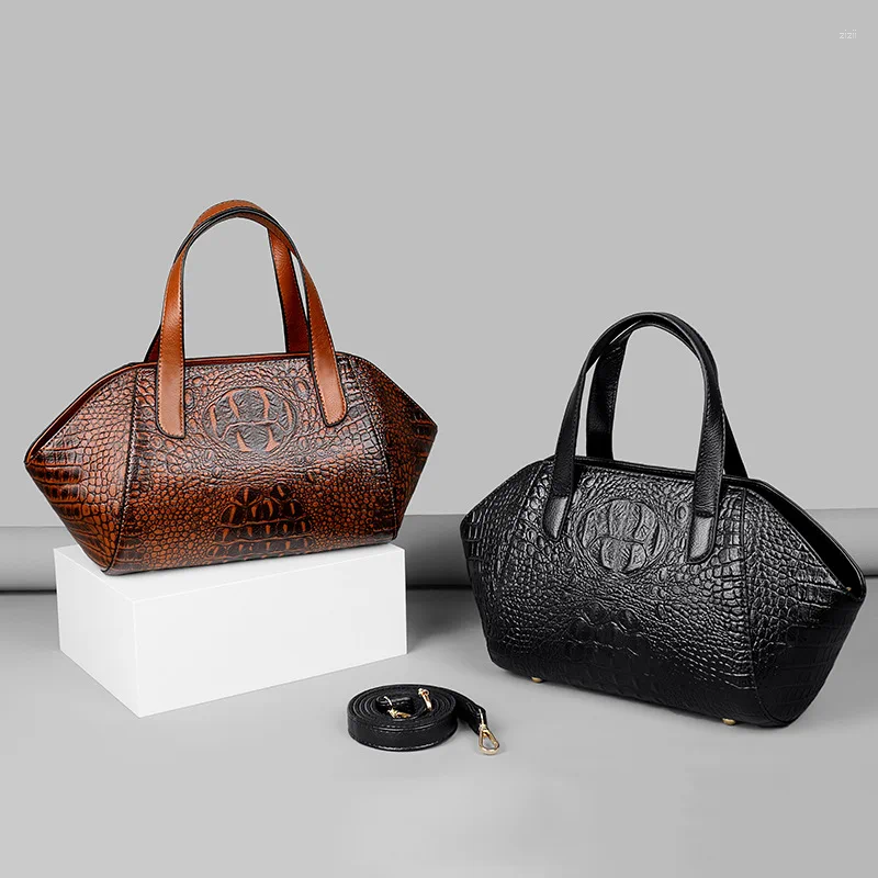Evening New Bags Fashion Alligator Handbag Women Designer High Quality Leather Crossbody Bag Elegant Shoulder Female Large Capacity Tote
