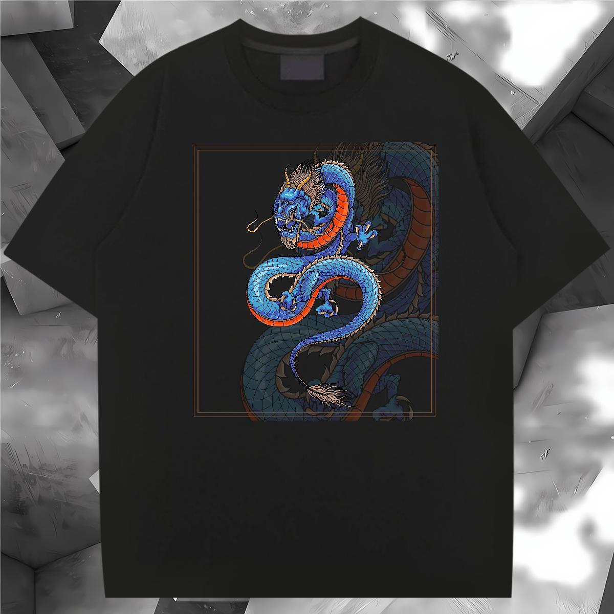 Soft fierce T Shirts Men Daily Wear Men Tshirts 230g Pure Cotton Classic Casual Short Sleeve O-Neck Custom Anime Tops Tees
