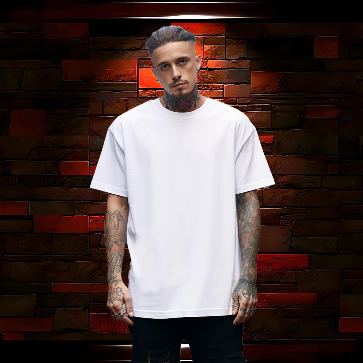 Brand skull T shirt Anime Printing Street Men Tshirts 230g Cotton Custom Pure Cotton DIY Printed Polos