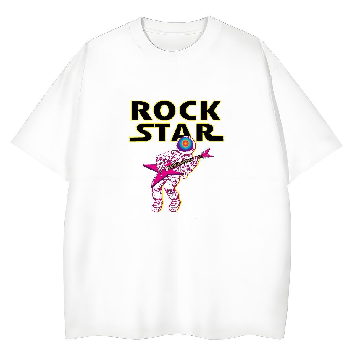 Brand Couples T Shirts 230g 100% Cotton universe Street Casual T-Shirts Short sleeve Soft Oversized L-4XL Tops Shirt