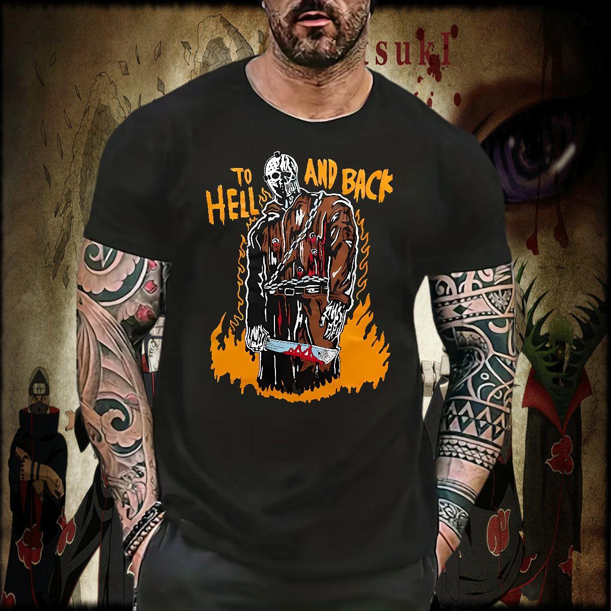 Classic skull T-Shirts Casual Couples T Shirts 230g Cotton Custom Breathable Crew Neck Anime Print Top Tees