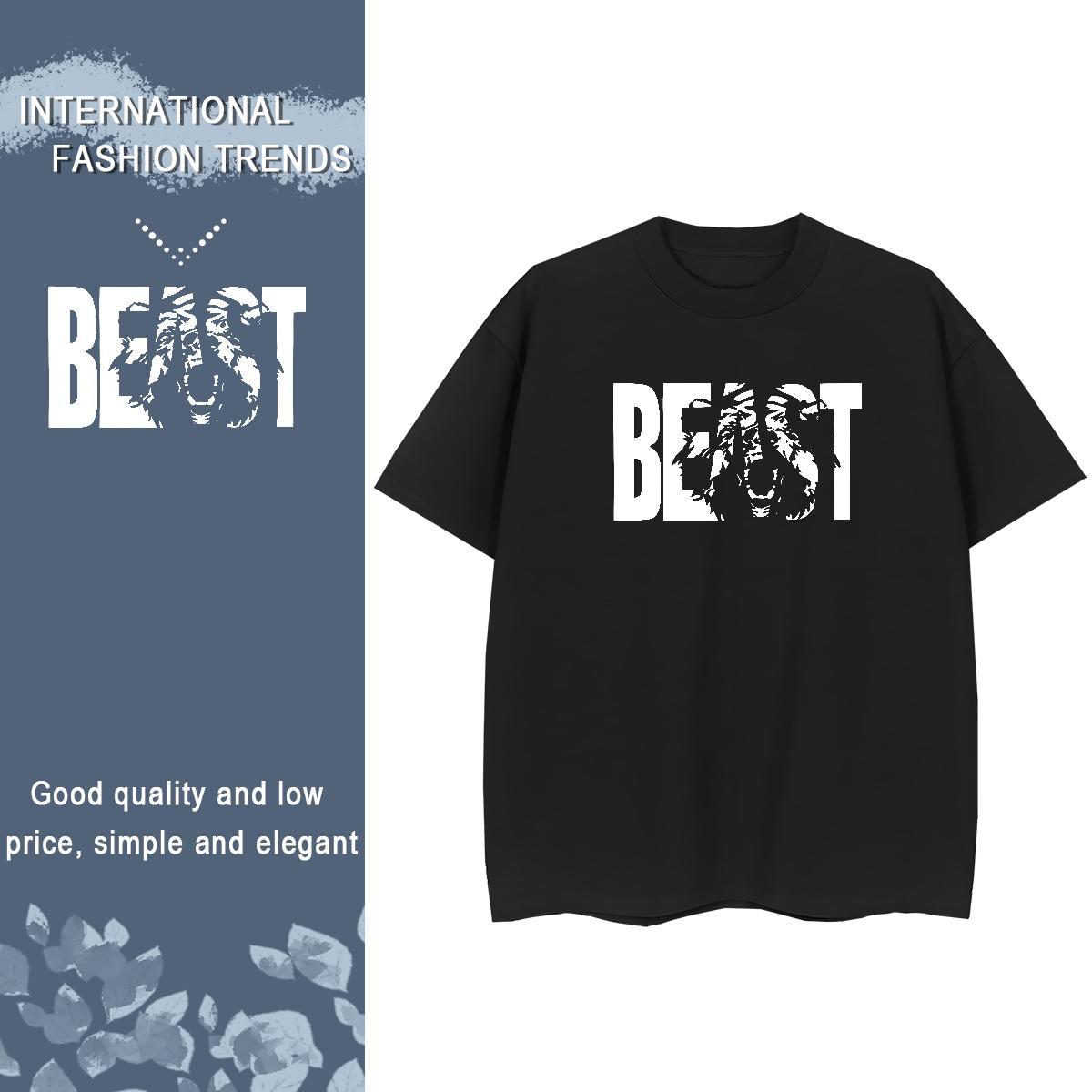 Designer Lady T shirt 230g Cotton letter Spring Summer T Shirt For Woman Round Neck Short Sleeve Anime Print Tops Tees