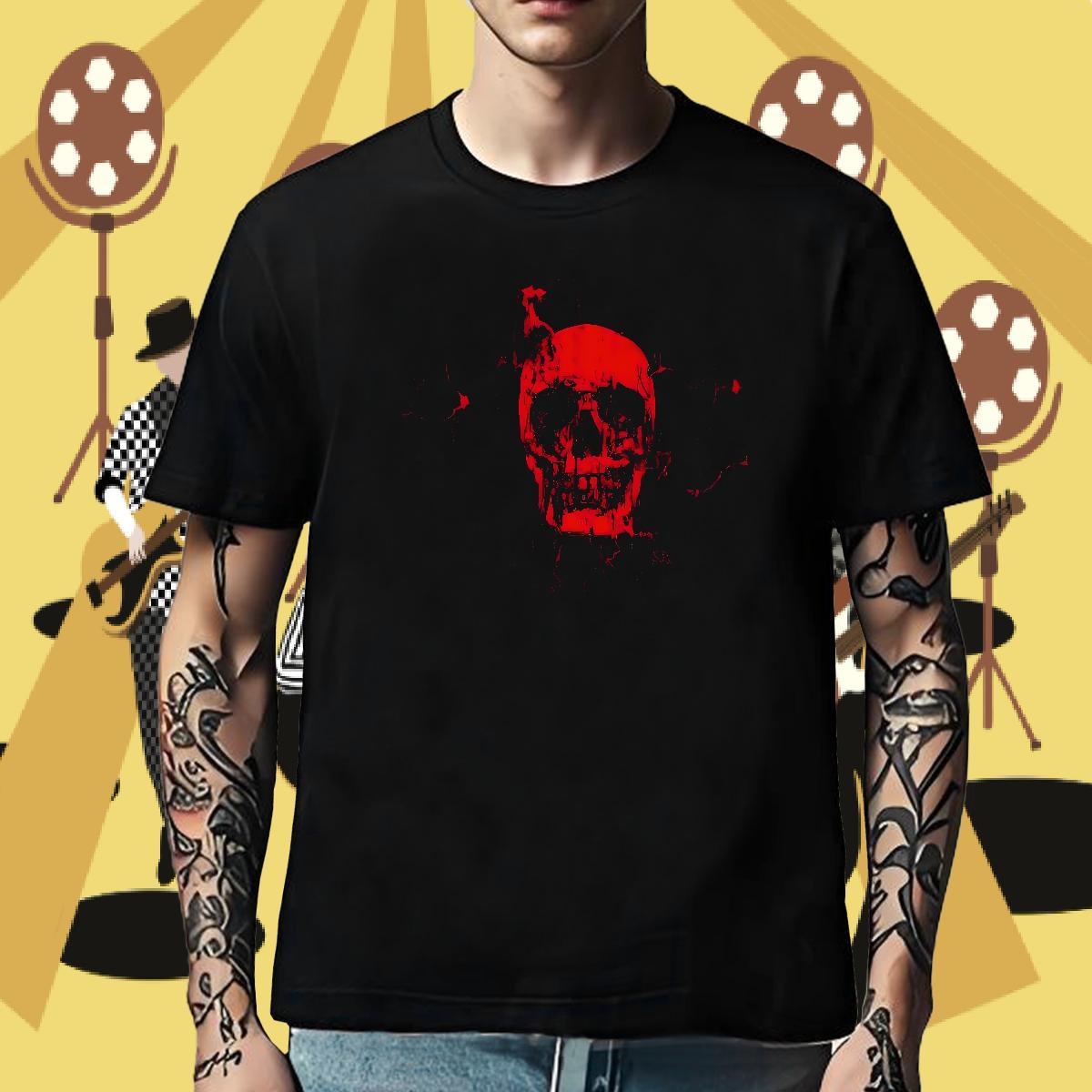 Free Shipping Tshirt for Man Woman 100% Cotton 230g Street wear Hip Hop skull Crew Neck Men T Shirts Cool Custom Anime Wear