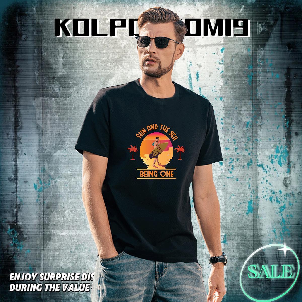 Cool Design Couples T Shirts Casual Beach 230g Cotton DIY Logo Oversized Breathable Crew Neck beach T Shirt For Man Brand Wear