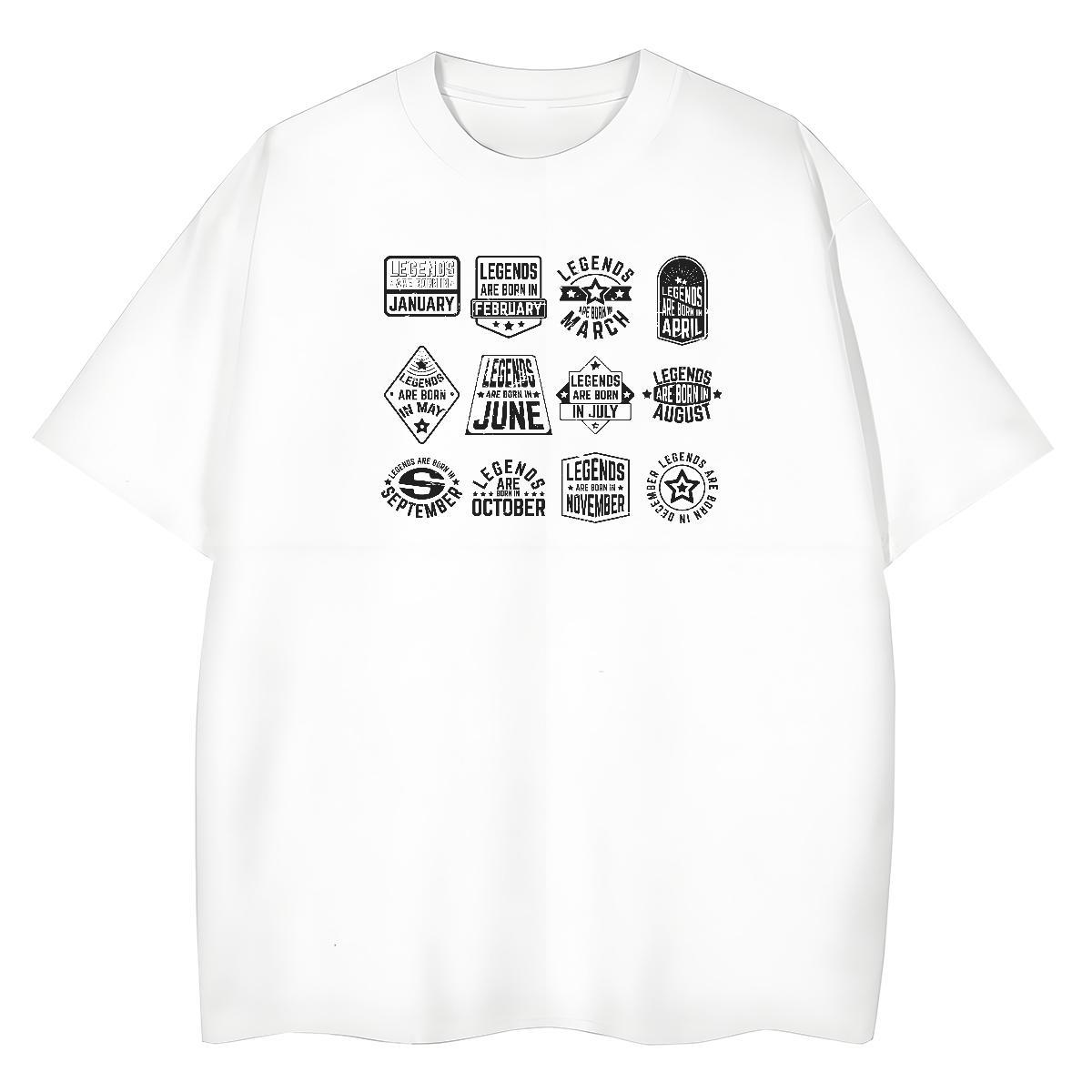 Soft Men Tops Tees Street Casual 230g Pure Cotton Anime Breathable Soft letter T Shirt For Man New Top Tees