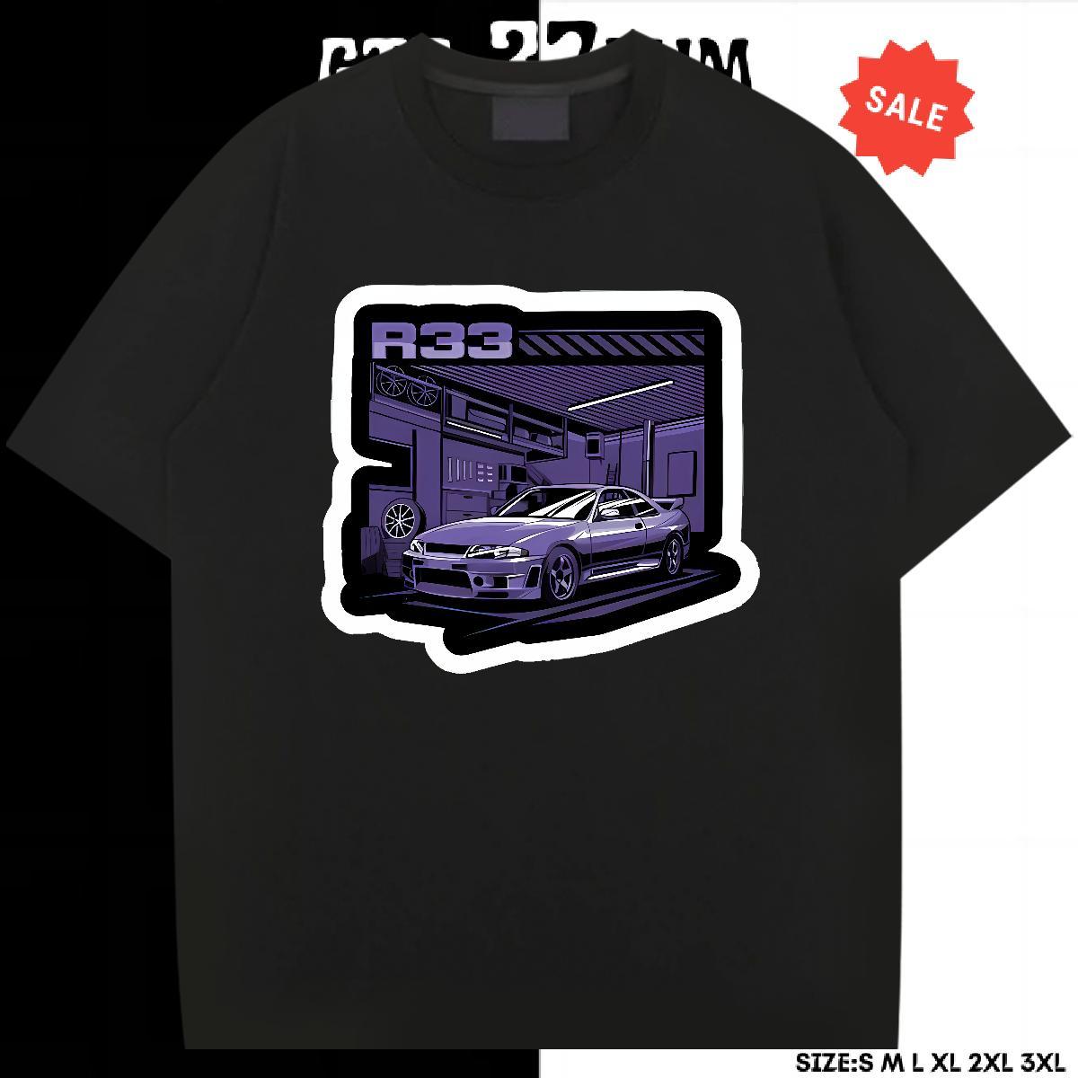 Cool Couples T Shirts Summer Casual 230g Pure Cotton DIY Anime O Neck Short Sleeves car T Shirts Men Designer Top Tees