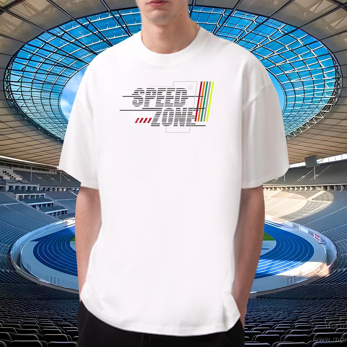 Unisex Men Tees Outdoor 230g 100% Cotton DIY O Neck Short Sleeves letter Mens T Shirts Brand Clothes