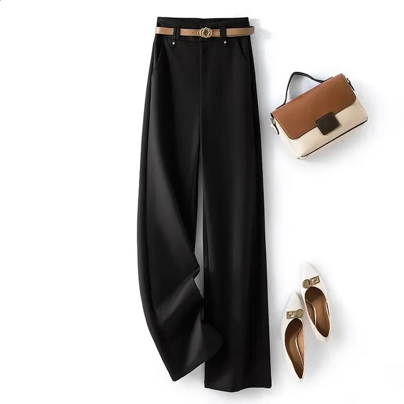 Dress Pants Work Office Long Womens Tailoring Female Trousers Casual Harajuku Slacks All Medium Y2k Streetwear Elastic One Size 240821