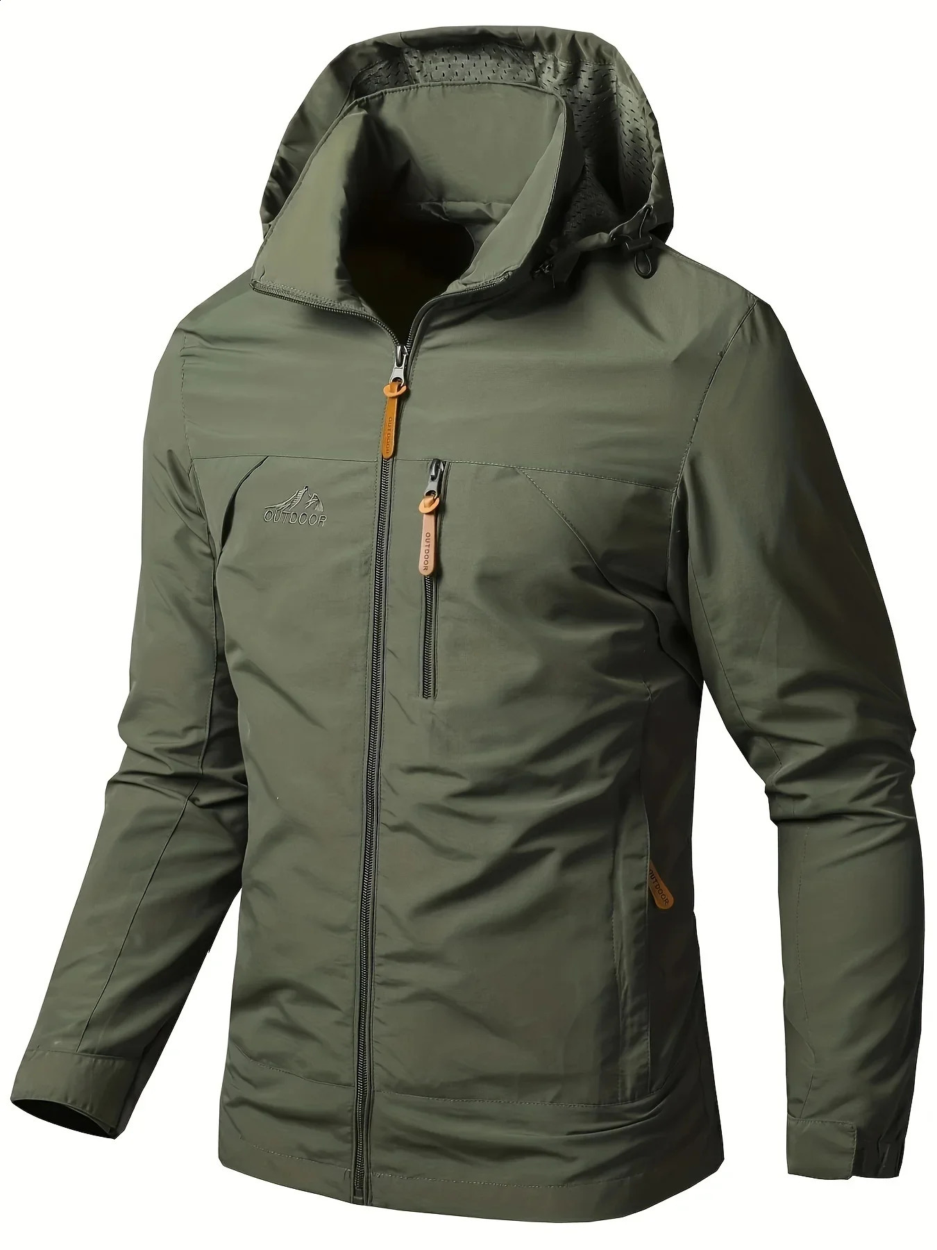 Waterproof mens windproof jacket Parkas winter sportswear lightweight with zipper 240822