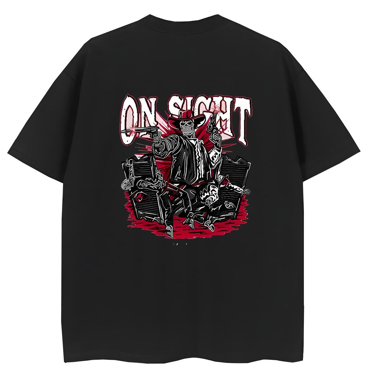 Stylist Womens T Shirts 230g Cotton Breathable Crew Neck Daily Outfit gun Lady T shirt Designer Custom Printed Tshirts