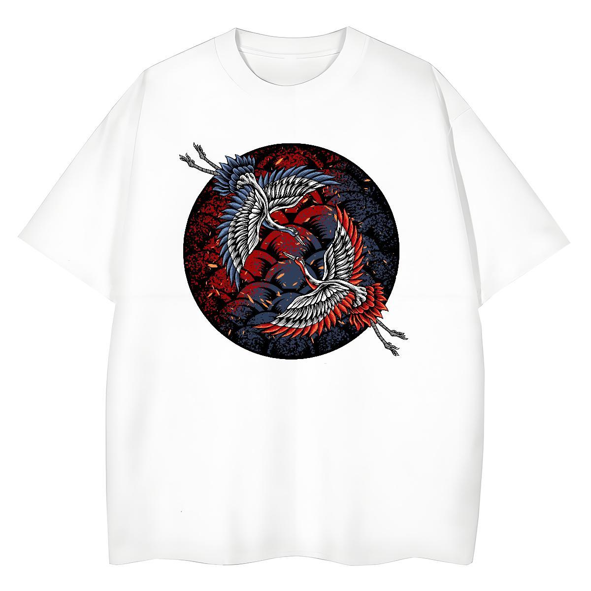 Custom T Shirt For Woman Crew Neck 230g 100% Cotton Women Tees Skull eagle Home Outdoor Free Shipping Tops Tees
